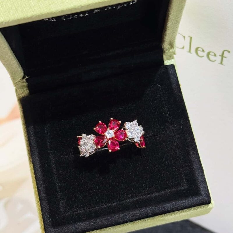 ☀️Van Cleef &Arpels 仲夏夜之梦梵克雅宝Folie des Pres 戒指 ☀️ - Image 24