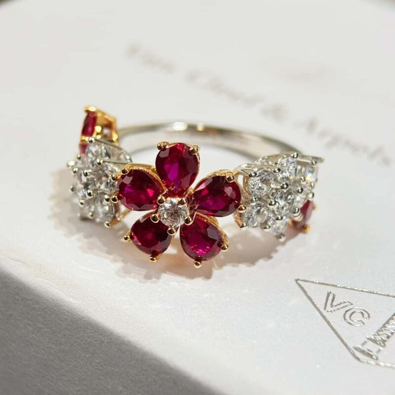 ☀️Van Cleef &Arpels 仲夏夜之梦梵克雅宝Folie des Pres 戒指 ☀️ - Image 25