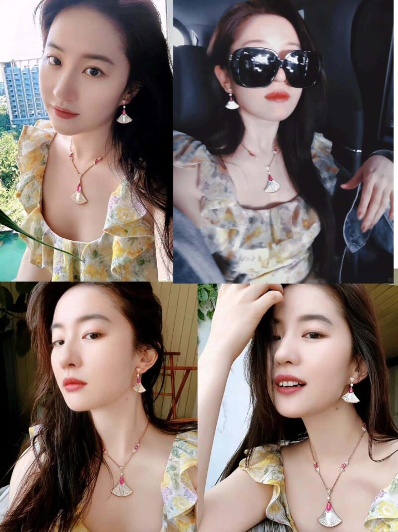 ☀BVLGARI宝格丽DIVAS’ DREAM 刘亦菲同款扇子耳钉耳环 ☀️ - Image 6