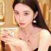 wsxc1729537909856_8.jpg ☀️原单货 ☀BVLGARI宝格丽DIVAS’ DREAM 刘亦菲同款扇子项链 耳钉耳环 ☀️