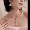 wsxc1729537910405_13.jpg ☀️原单货 ☀BVLGARI宝格丽DIVAS’ DREAM 刘亦菲同款扇子项链 耳钉耳环 ☀️