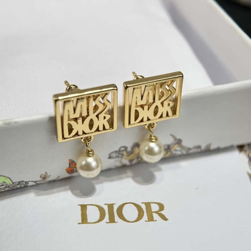 ☑️DIOR迪奥MISS珍珠耳钉耳环 - Image 7