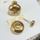 ☑️DIOR迪奥圆形字母耳钉耳环