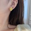 ☀原单货 布契拉提 Buccellati 复古宫廷风镭射四叶草耳钉耳环耳拍 ☀️