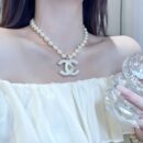 ☀️☑️ 香奈儿双c珍珠项链 ☀️