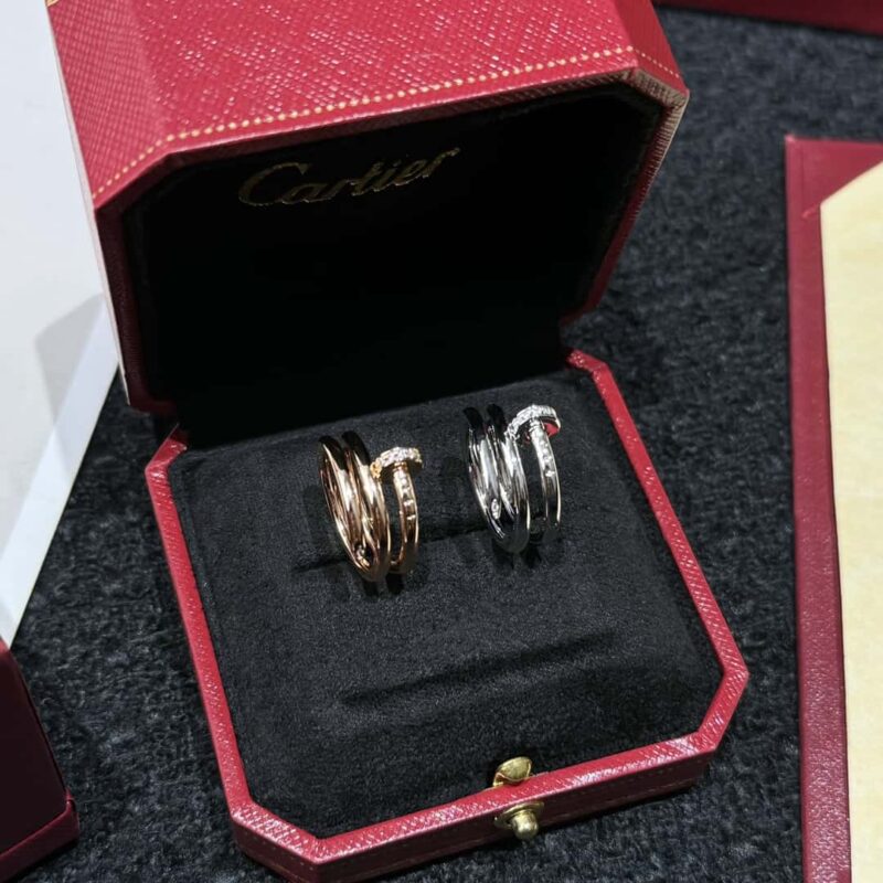 新品 ☀卡地亚Cartier三圈钉子戒指 ☀ - Image 26