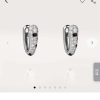 新品 ☀️☀卡地亚Cartier 豹纹满钻耳钉耳环 ☀
