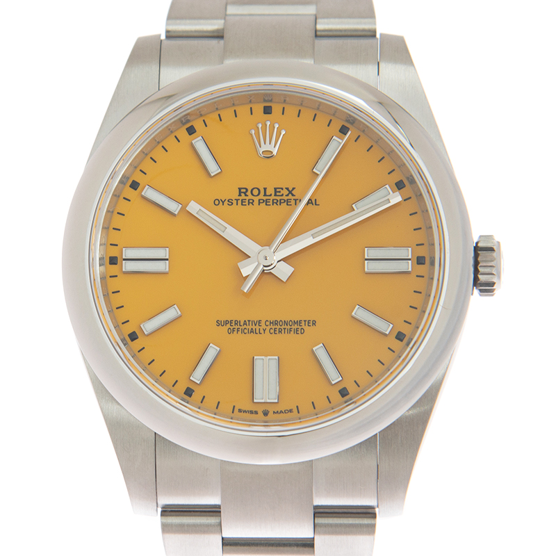 ROLEX 劳力士 蚝式恒动型 OYSTER PERPETUAL 124300-0004 41 41MM 黄面