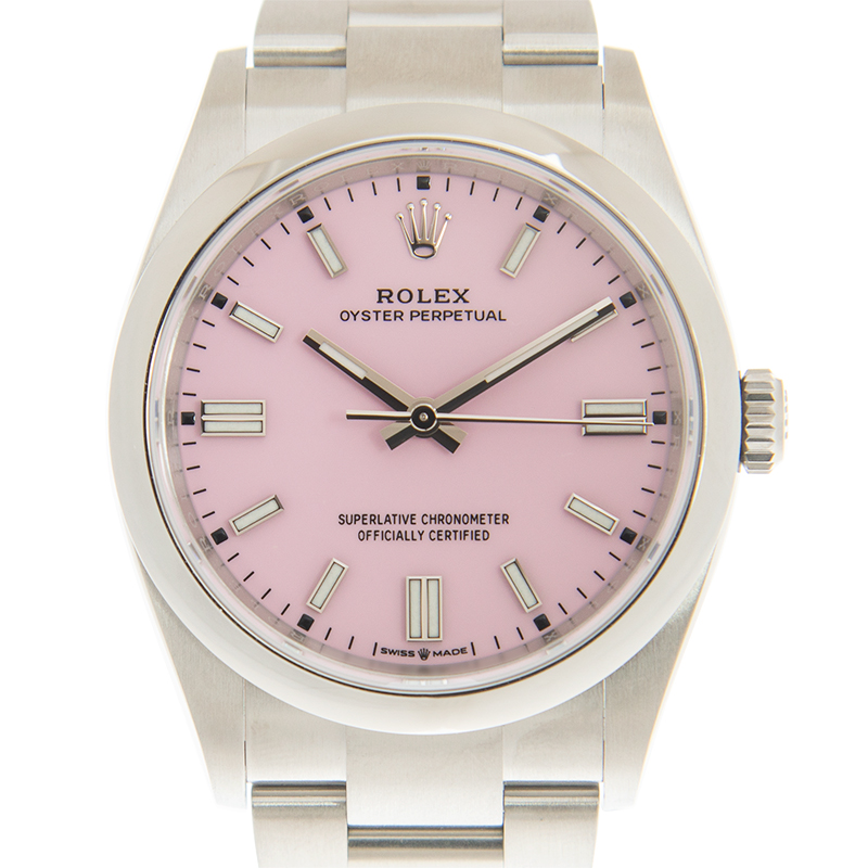 ROLEX 劳力士 蚝式恒动型 OYSTER PERPETUAL 126000-0008 糖果粉红
