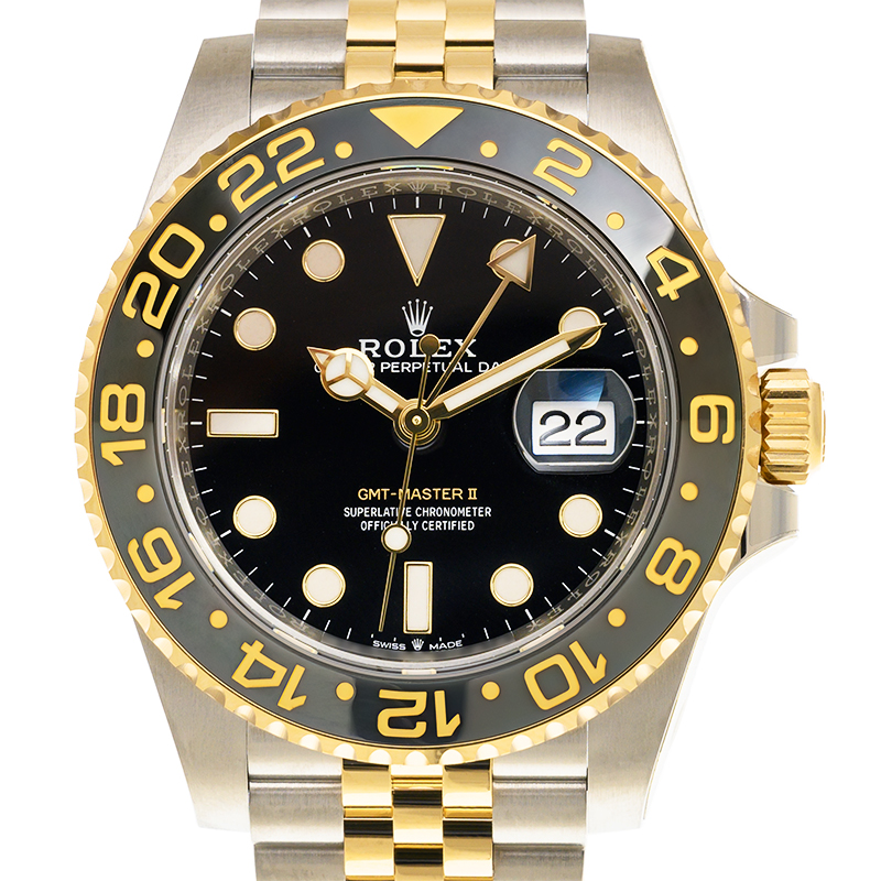 ROLEX 劳力士 格林尼治型 II GMT-MASTER II 126713GRNR-0001 皮蛋圈 GUINNESS