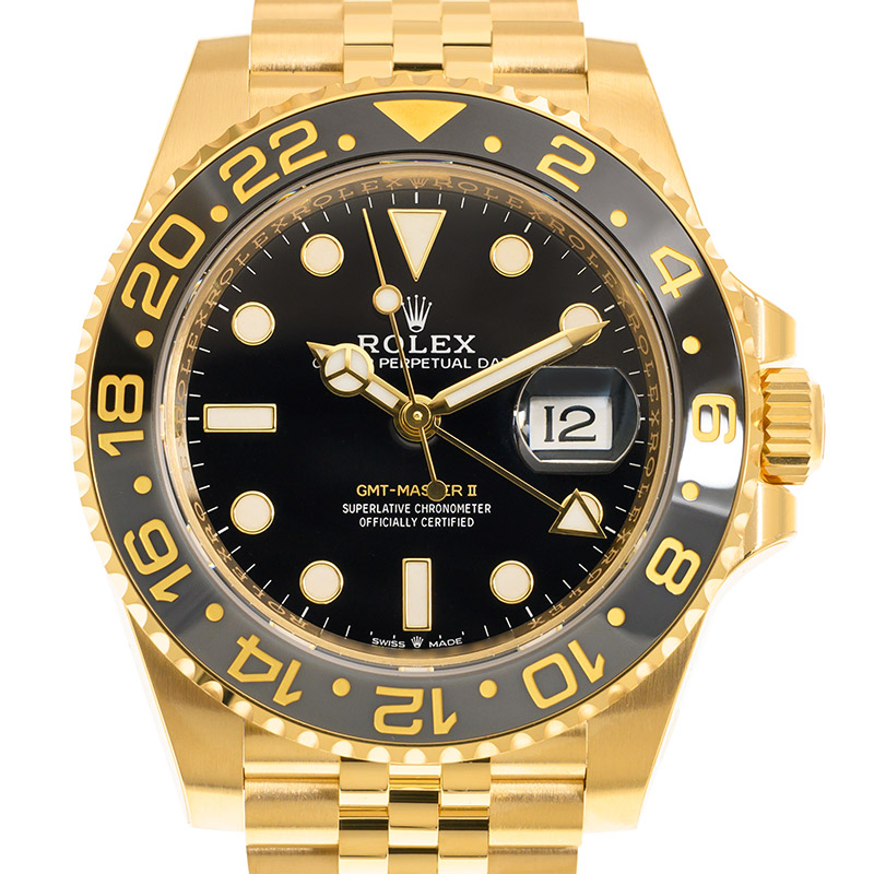 ROLEX 劳力士 格林尼治型 II GMT-MASTER II 126718GRNR-0001 皮蛋圈