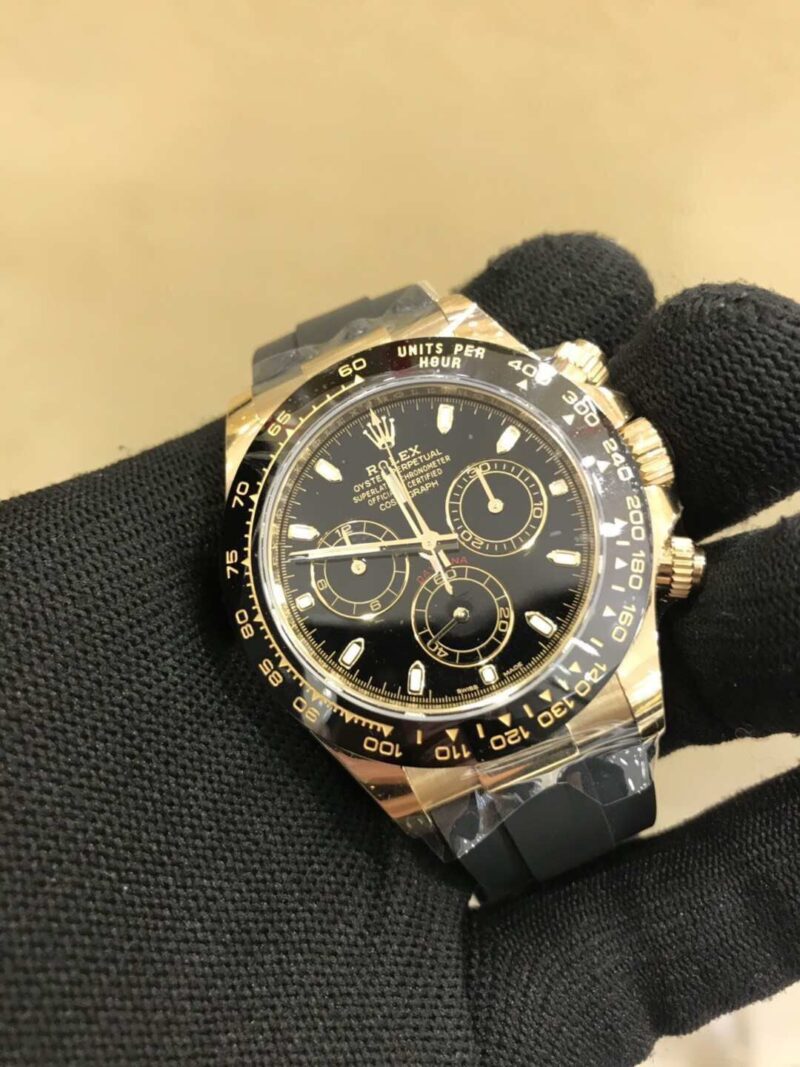 ROLEX 劳力士 迪通拿 DAYTONA 116518LN-0043/35 黑面 胶带 - Image 8
