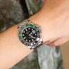 ROLEX 劳力士 格林尼治型 II GMT-MASTER II 126720VTNR-0002 左的 纪念型表带 左的 左撇子 绿黑圈 雪碧 SPRITE