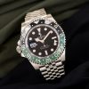 ROLEX 劳力士 格林尼治型 II GMT-MASTER II 126720VTNR-0002 左的 纪念型表带 左的 左撇子 绿黑圈 雪碧 SPRITE