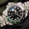 ROLEX 劳力士 格林尼治型 II GMT-MASTER II 126720VTNR-0002 左的 纪念型表带 左的 左撇子 绿黑圈 雪碧 SPRITE