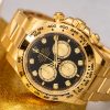 ROLEX 劳力士 迪通拿 DAYTONA 126508-0003 镶钻亮黑色 黑武士 金眼睛 G BLACK