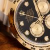 ROLEX 劳力士 迪通拿 DAYTONA 126503-0002 间金 金钢 镶钻亮黑色 金眼睛 G BLACK