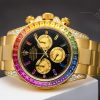 20240402153154_7725.jpg ROLEX 劳力士 迪通拿 DAYTONA 116598RBOW-0001 方形彩虹宝石 黄金 彩虹迪