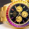 20240402153154_8547.jpg ROLEX 劳力士 迪通拿 DAYTONA 116598RBOW-0001 方形彩虹宝石 黄金 彩虹迪