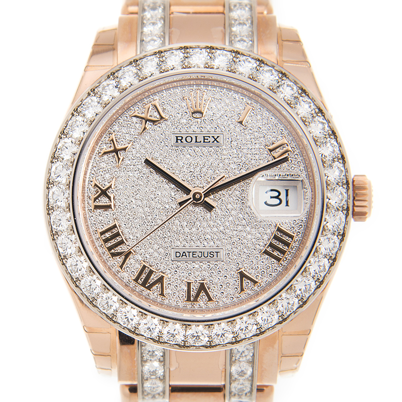 ROLEX 劳力士 恒动日志型 DATEJUST PEARLMASTER 39 86285-0001 满天星
