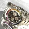 ROLEX 劳力士 迪通拿 DAYTONA 116599RBOW-0003 方形彩虹宝石 白金 彩虹迪