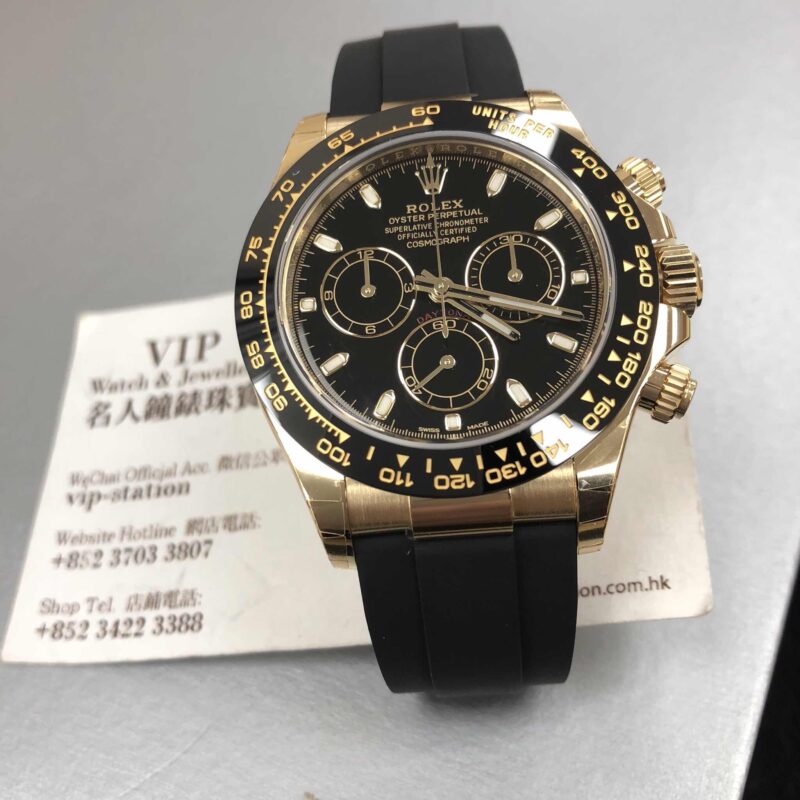 ROLEX 劳力士 迪通拿 DAYTONA 116518LN-0043/35 黑面 胶带 - Image 9
