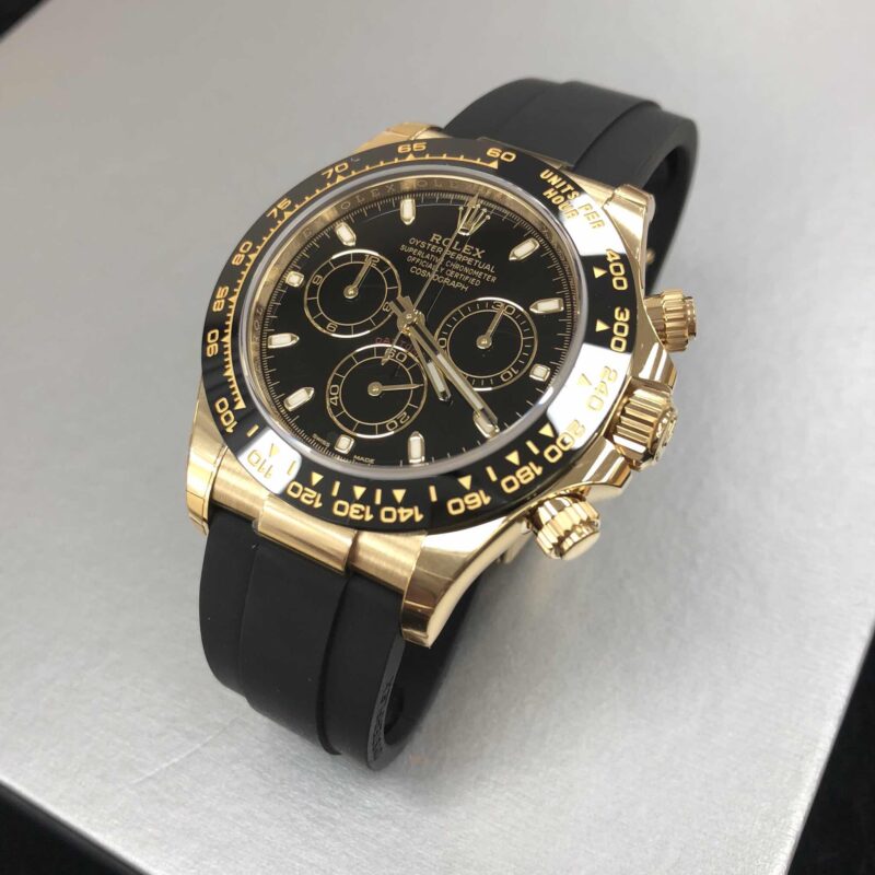 ROLEX 劳力士 迪通拿 DAYTONA 116518LN-0043/35 黑面 胶带 - Image 10