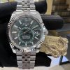 IC0020392_230806120742591_iOS.jpg ROLEX 劳力士 天行者 纵航者型 SKY-DWELLER 亮绿色表面 336934-0002 天行者 纵航者型 薄荷绿色