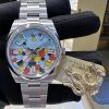 IC0020434_230811152518475_iOS.jpg ROLEX 劳力士 蚝式恒动型 OYSTER PERPETUAL 124300-0008 蒂芙尼蓝 绿松石蓝 庆典图案 彩色气泡