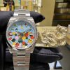 ROLEX 劳力士 蚝式恒动型 OYSTER PERPETUAL 126000-0009 蒂芙尼蓝 绿松石蓝 庆典图案 彩色气泡