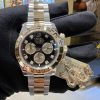 ROLEX 劳力士 迪通拿 DAYTONA 126503-0002 间金 金钢 镶钻亮黑色 金眼睛 G BLACK
