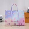 LV M46076 ONTHEGO 夏日限定渐变色托特包